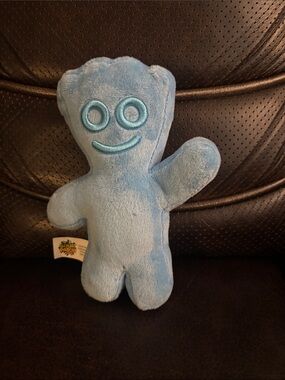 Plush Blue Gummy Character Stuffed Toy - Soft Cuddle Buddy